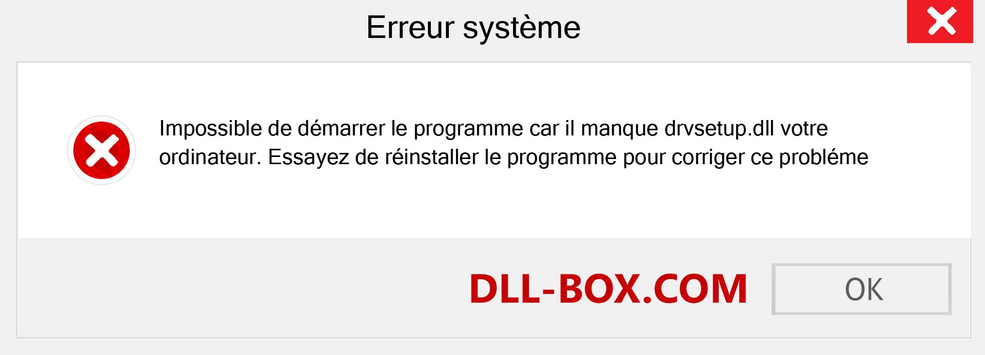 Le fichier drvsetup.dll est manquant ?. Télécharger pour Windows 7, 8, 10 - Correction de l'erreur manquante drvsetup dll sur Windows, photos, images